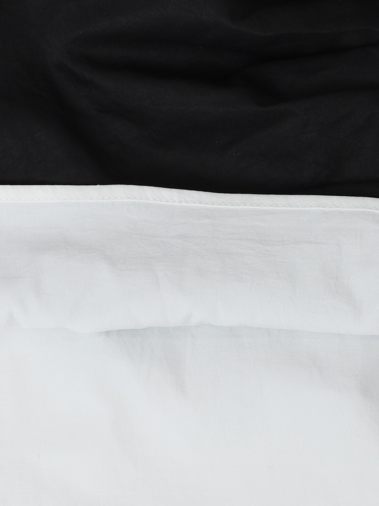뷔스티에 라운드넥 셔링 블라우스 (WHITE)