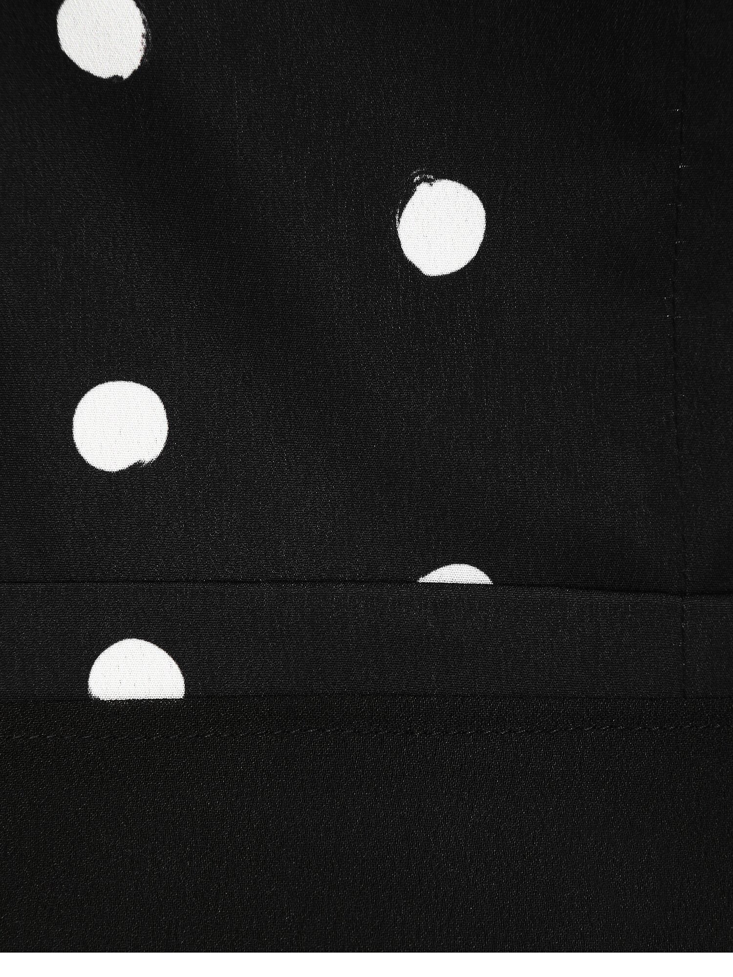 도트 백 슬릿 H라인 스커트 (PRINT BLACK)