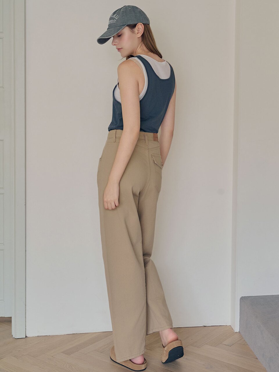 Curve wide pants_3 Colors