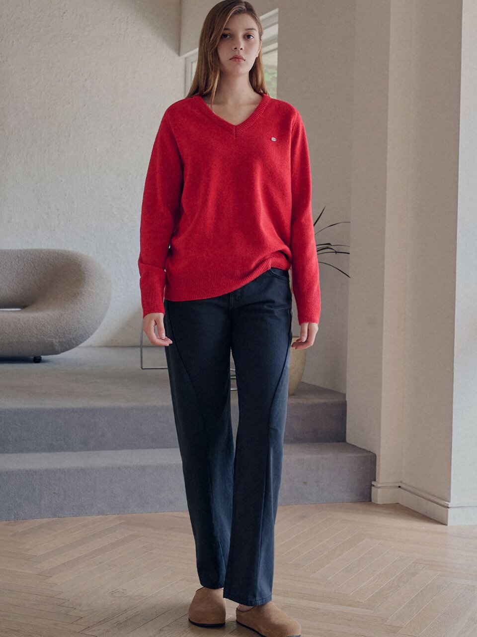 Curve wide pants_3 Colors