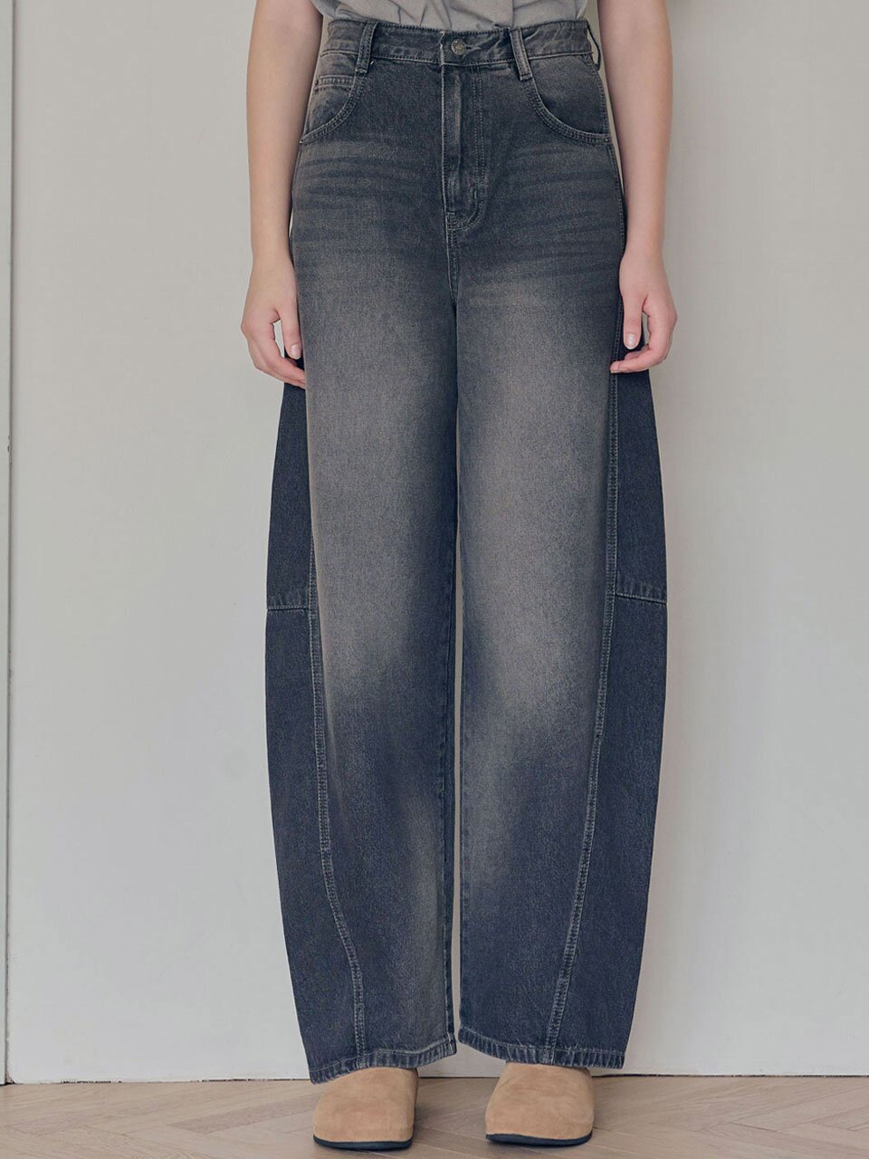 Vintage wide denim_2 Colors