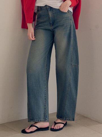 Vintage wide denim_2 Colors