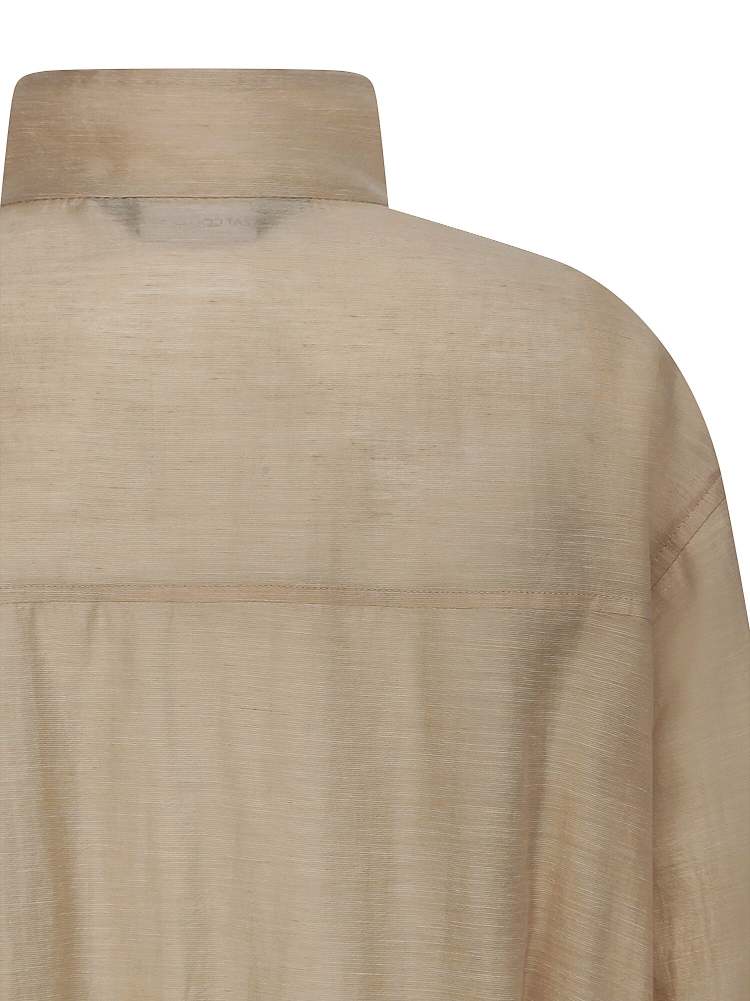 루즈핏 포켓 스트링 하이넥 점퍼 (BEIGE)