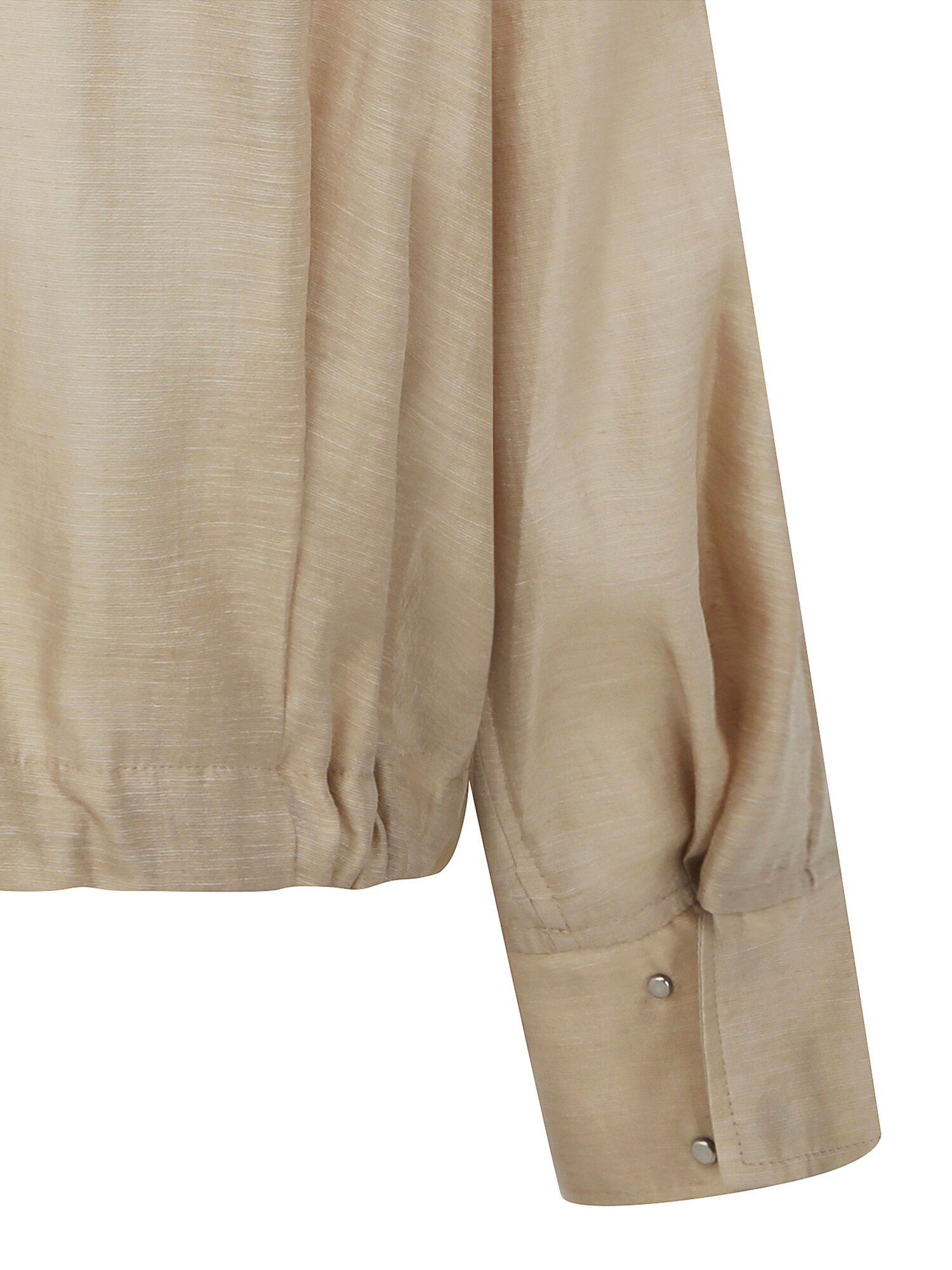 루즈핏 포켓 스트링 하이넥 점퍼 (BEIGE)