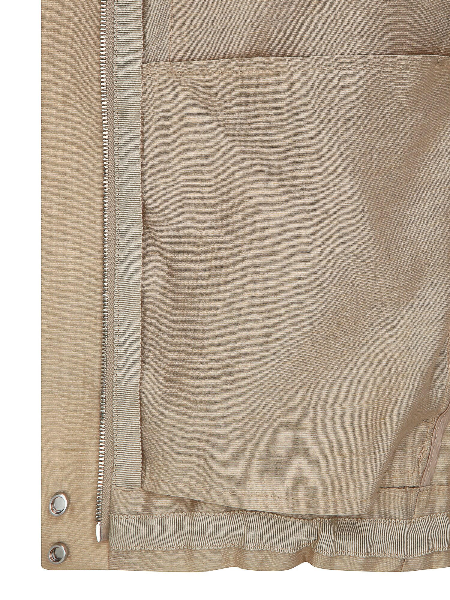 루즈핏 포켓 스트링 하이넥 점퍼 (BEIGE)