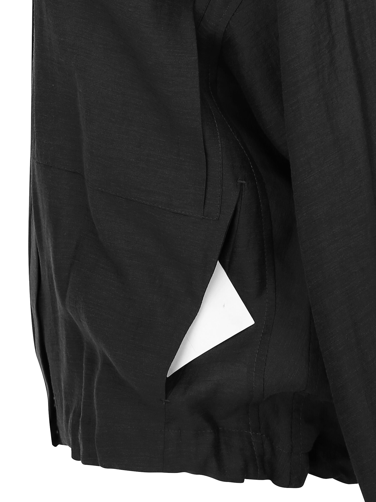 루즈핏 포켓 스트링 하이넥 점퍼 (DARK GREY)