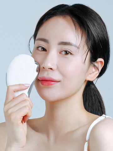 [엘리뷰] 갈바닉 괄사 마사지기 얼굴 쿨링 온열 LED EMS 피부관리 뷰티 홈케어
