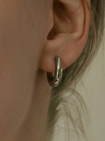 Selene Huggie Hoop Earrings (Surgical Steel)