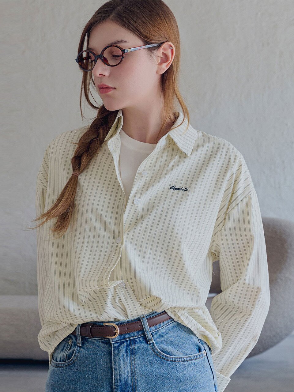 Basic slim leather belt_2 Colors