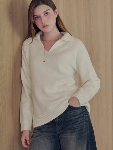 Sailor collar knit_3 Colors