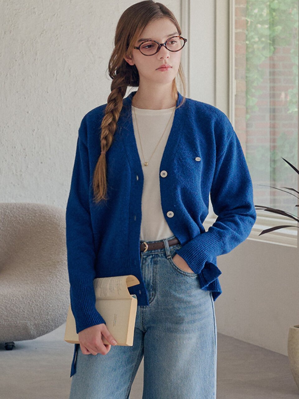 Essential knit cardigan_5 Colors