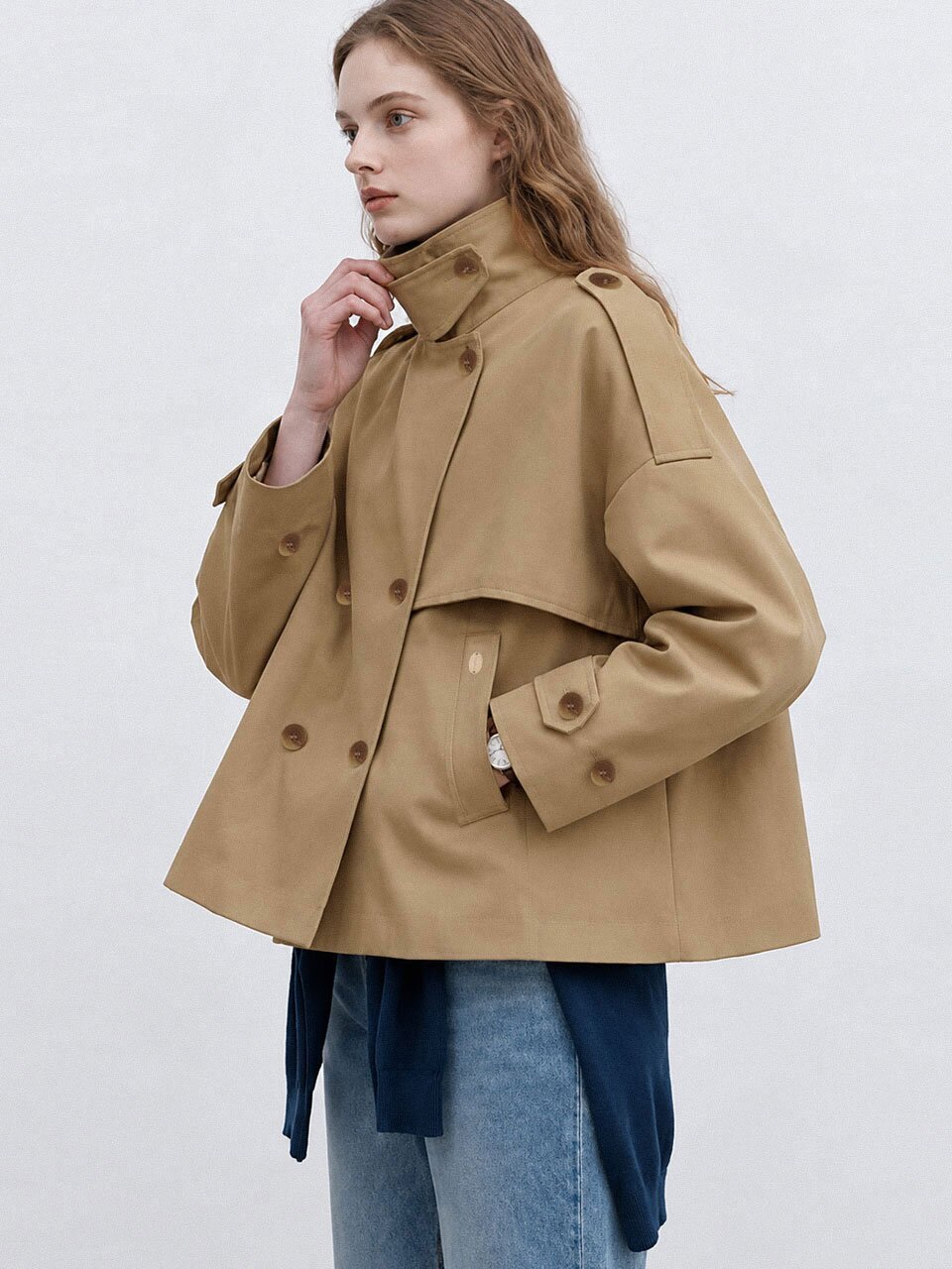 [3차] High neck half jacket_2 Colors