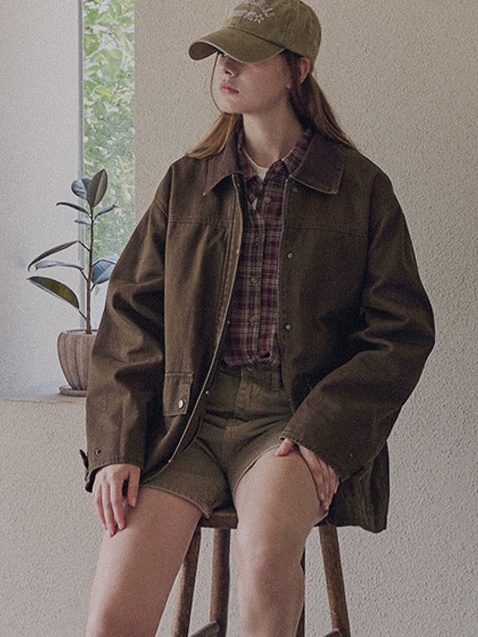 [3차] Leto pocket work jacket - Brown