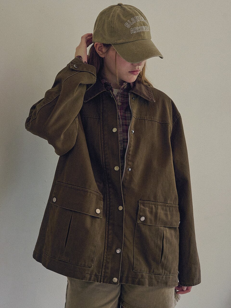[3차] Leto pocket work jacket - Brown