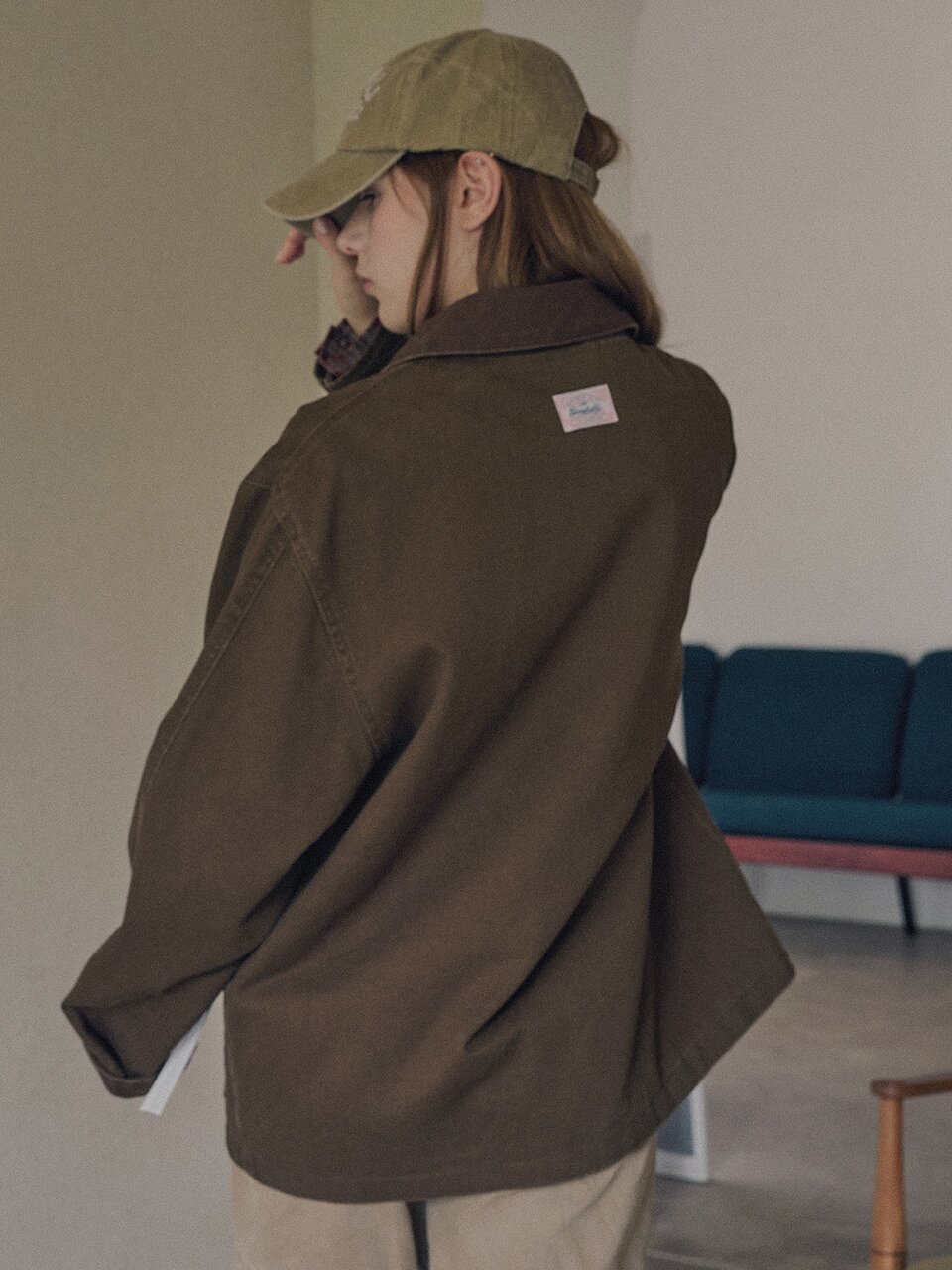 [3차] Leto pocket work jacket - Brown