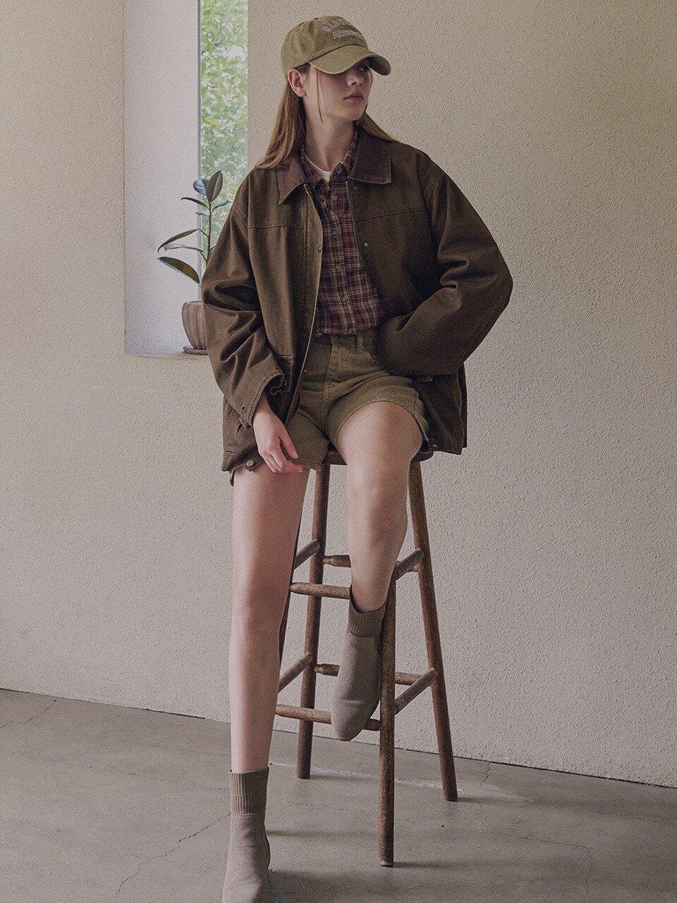 [3차] Leto pocket work jacket - Brown
