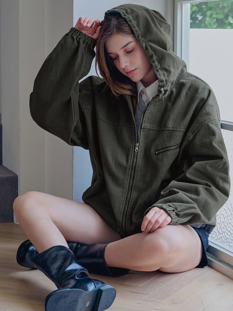 Vela hood jacket_2 Colors