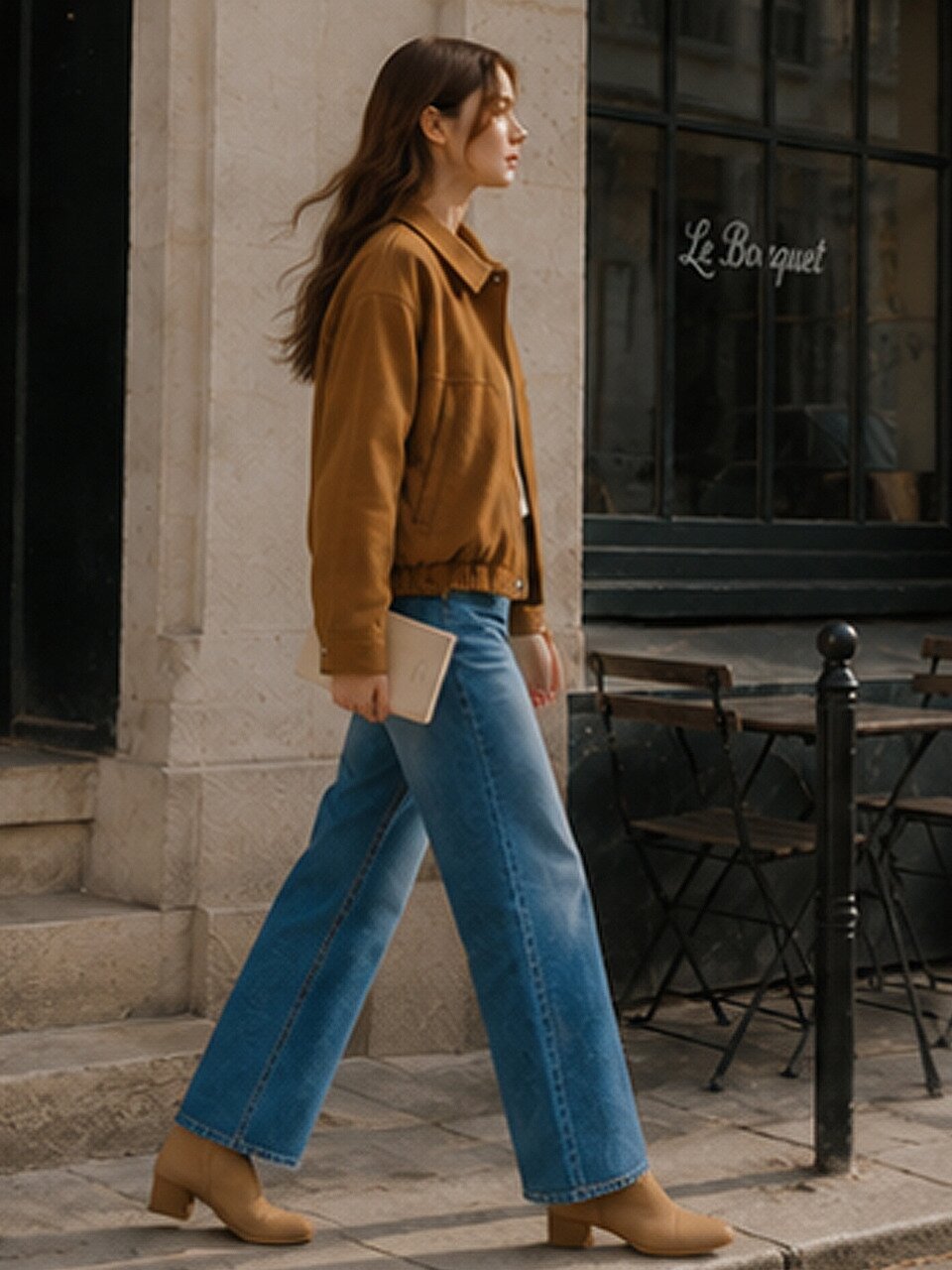 Classic suede blouson_2 Colors