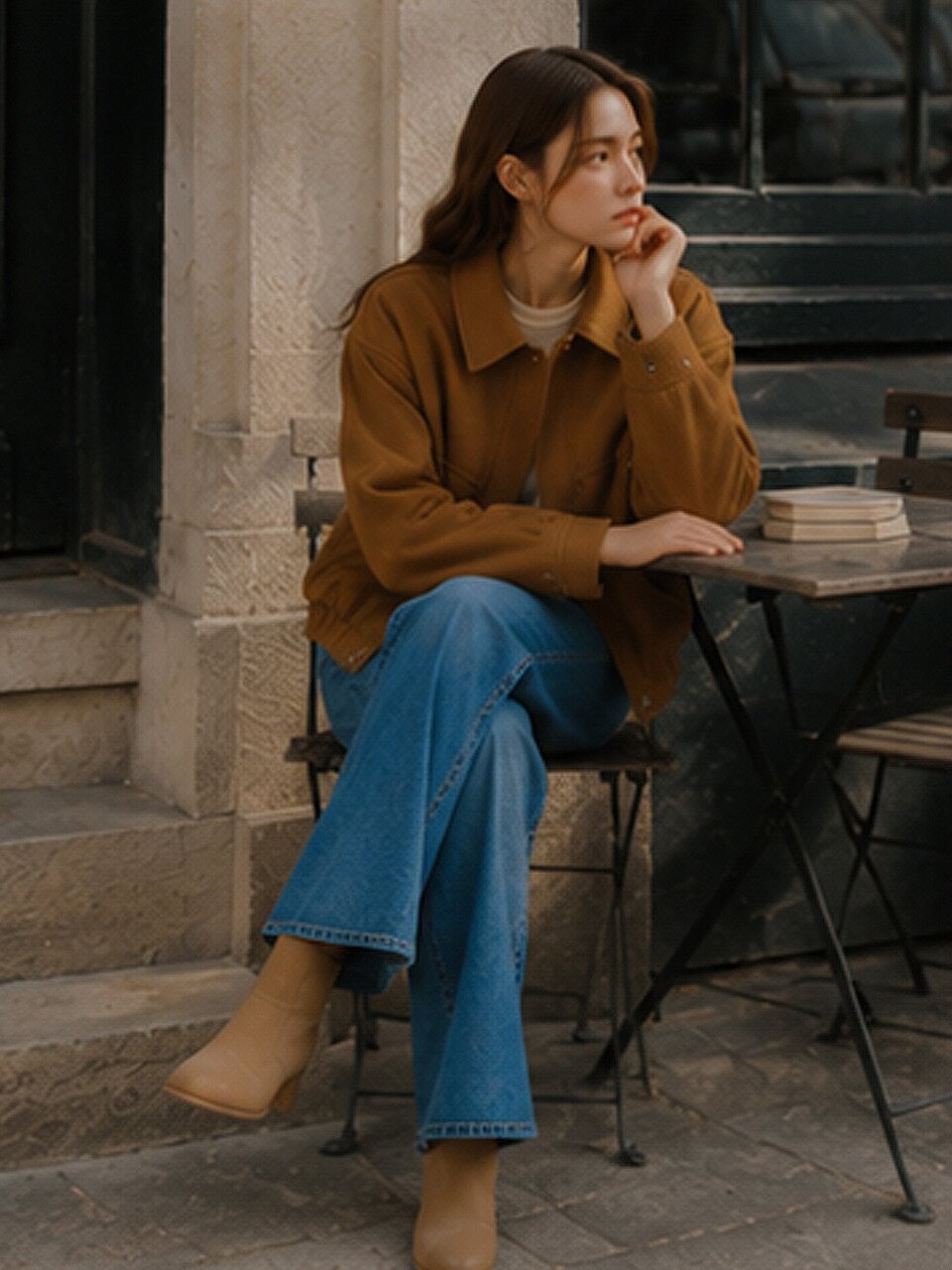 Classic suede blouson_2 Colors