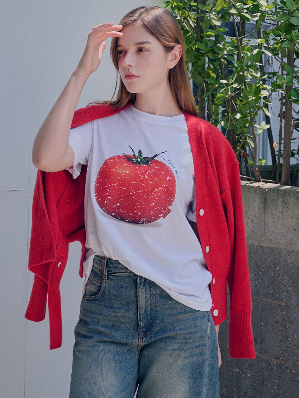 Tomato lettering t-shirt_3 Colors