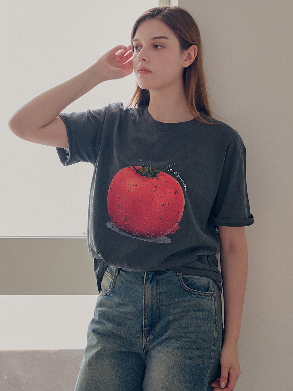 Tomato lettering t-shirt_3 Colors