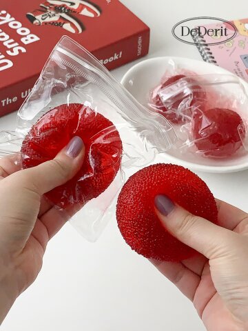 데데리트 과일 산딸기 라즈베리 말랑이 스퀴시 쫀득볼 슬라임 슬랑이 asmr 스트레스볼 장난감 생일 친구 커플 쓸데없는 선물