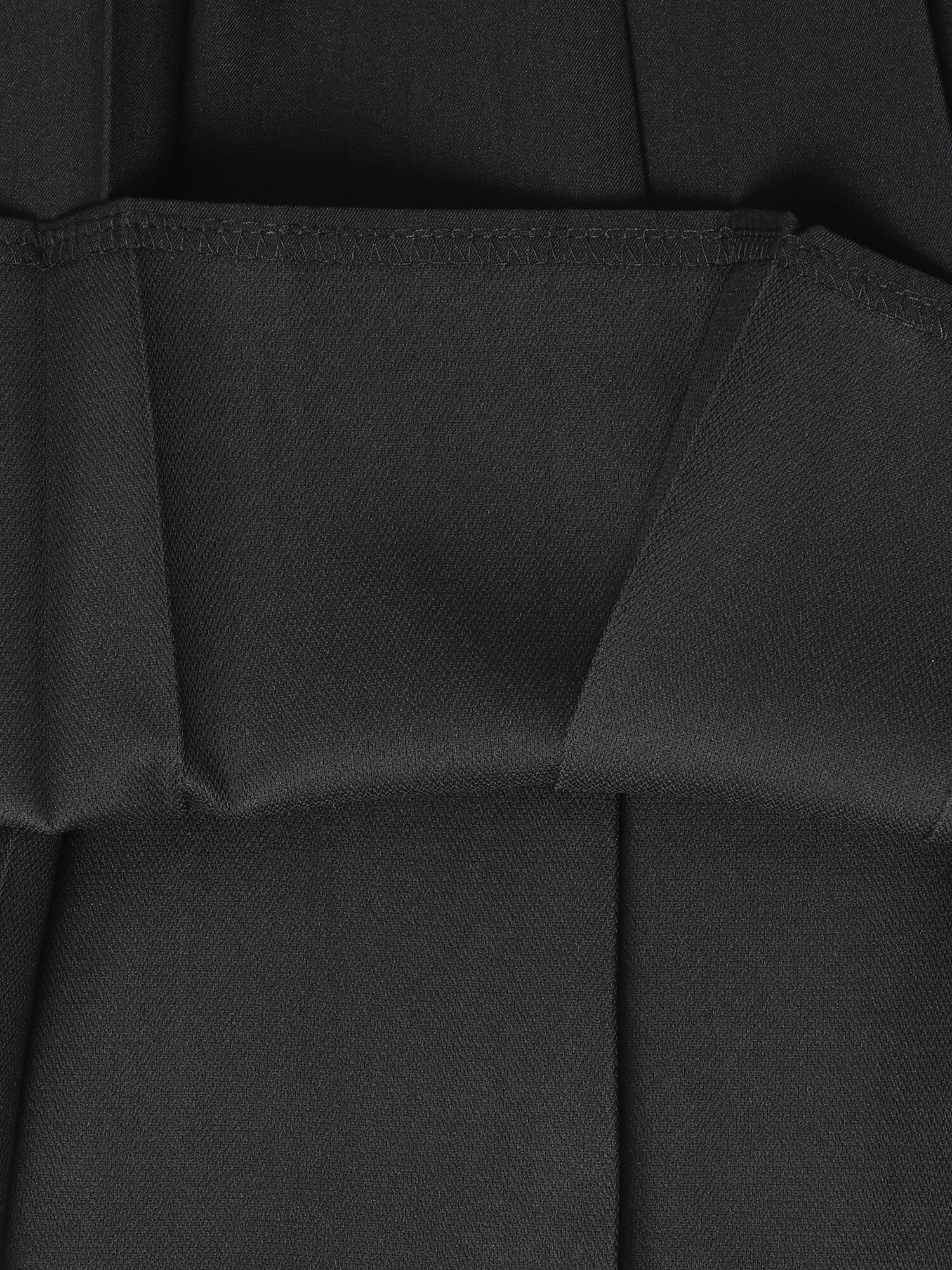 벨티드 플리츠 롱 스커트 (BLACK)