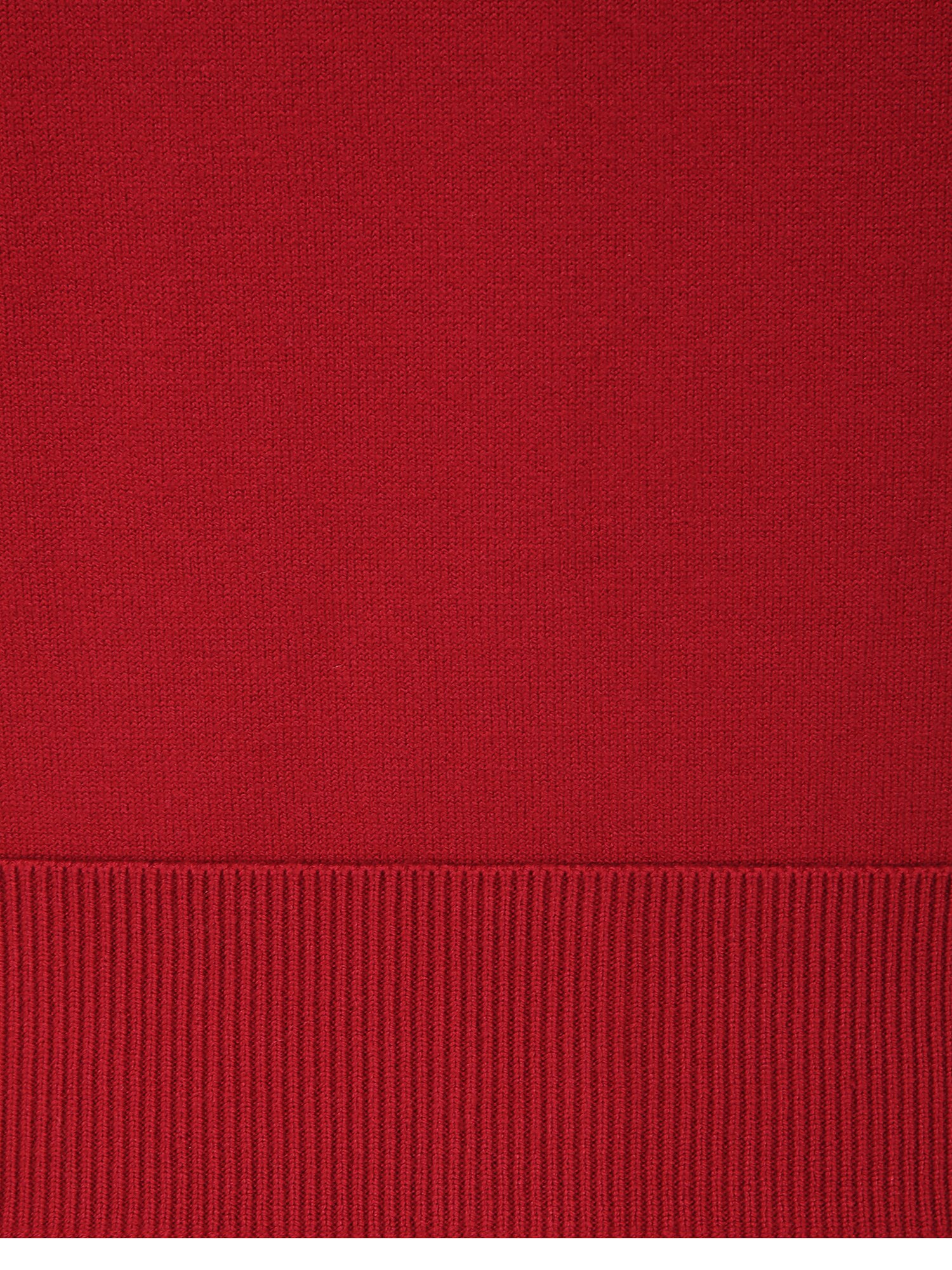 베이직 라운드넥 니트 가디건 (RED)