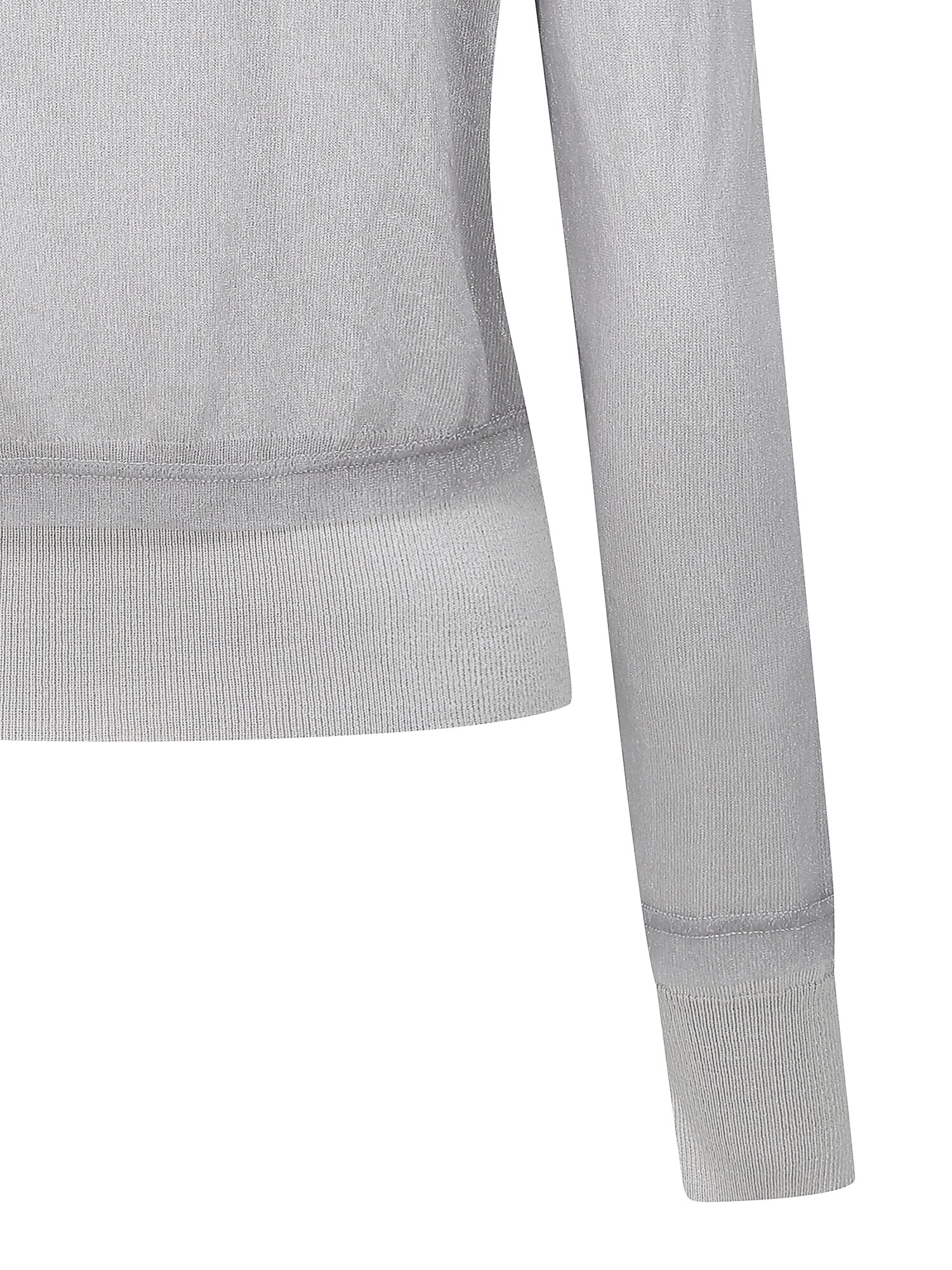 메시 레이어 라운드넥 가디건 (GREY)