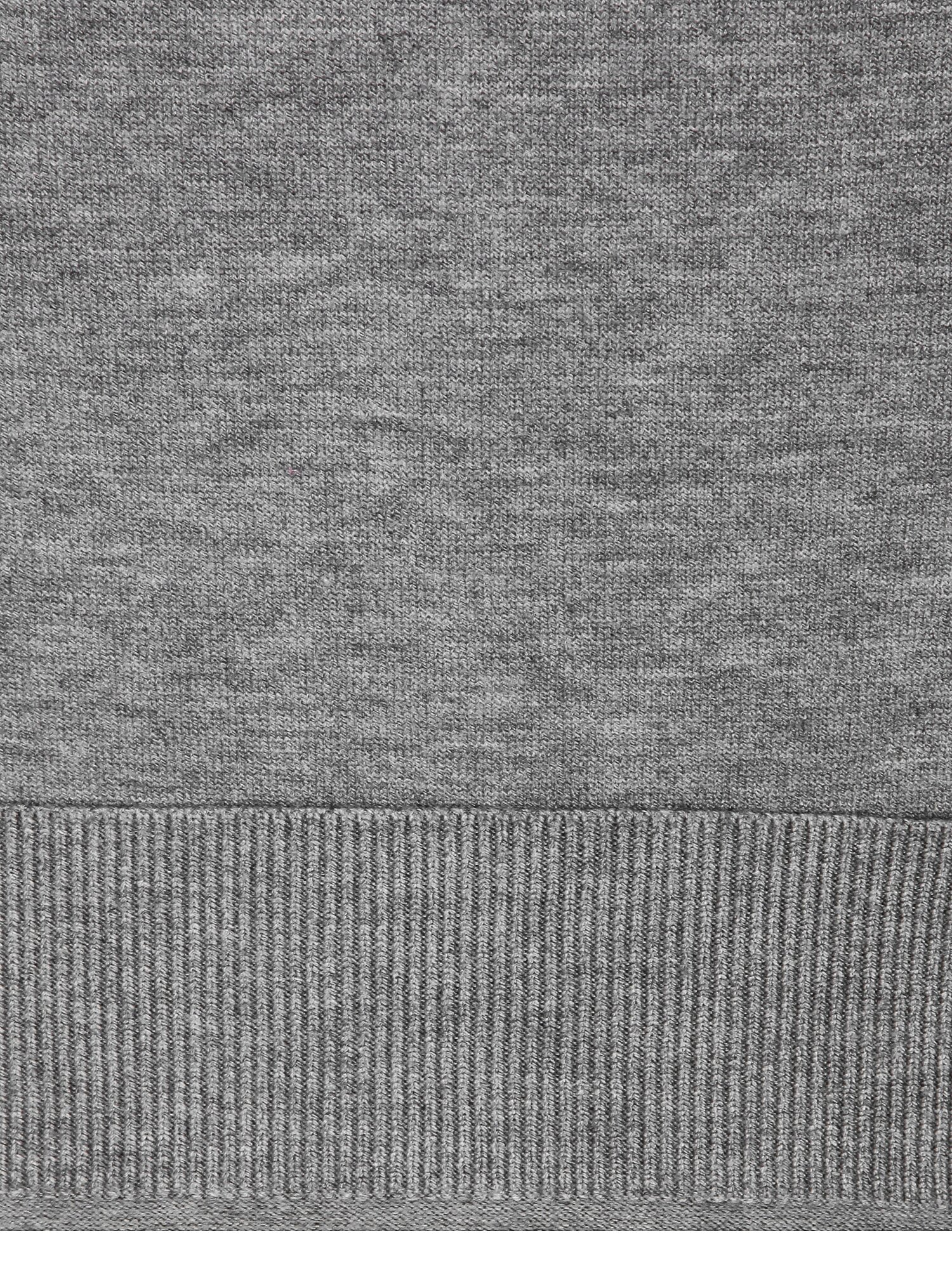 베이직 라운드넥 니트 가디건 (GREY)