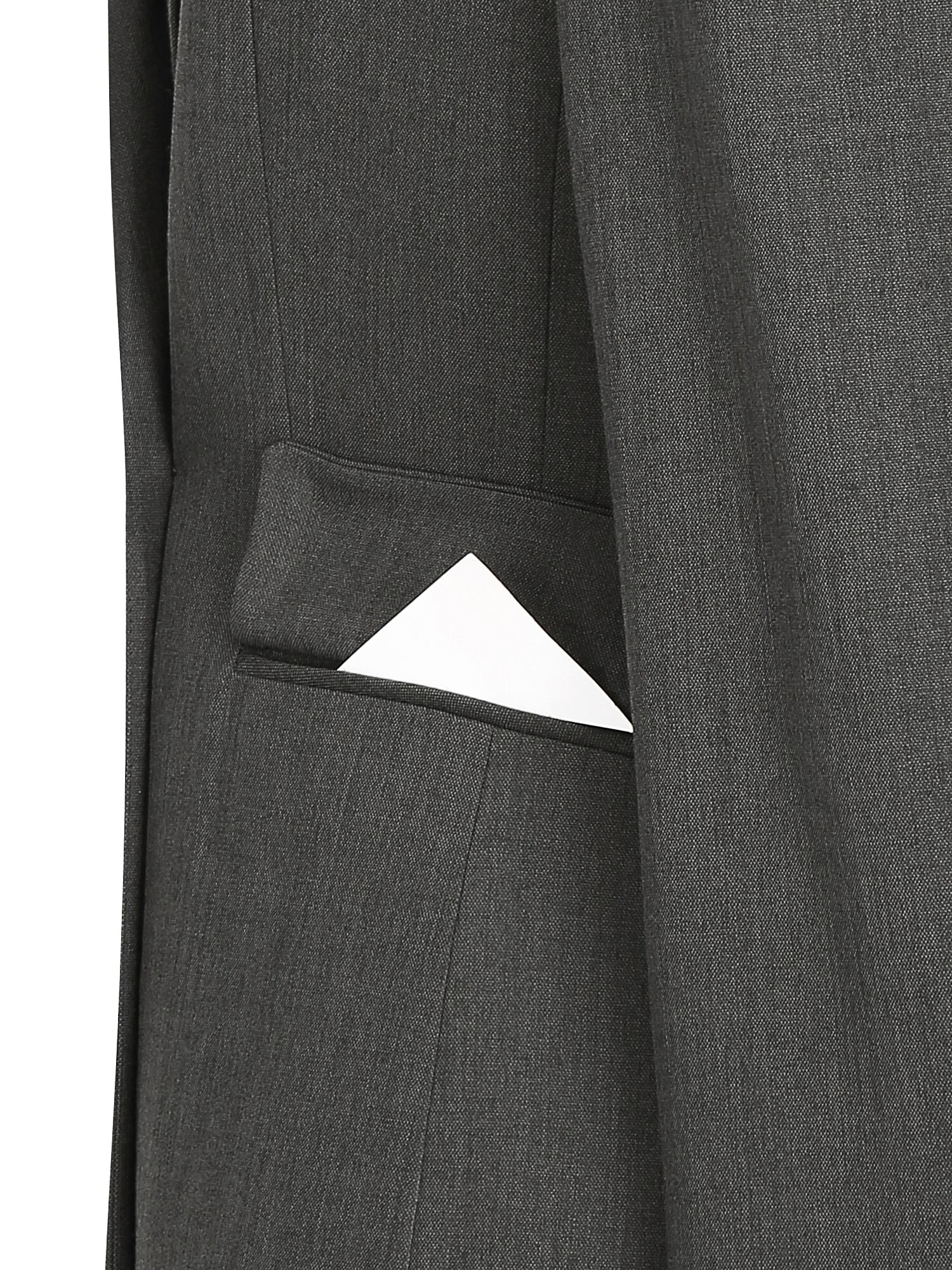 포멀 롤업 더블 브레스트 재킷 (DARK GREY)