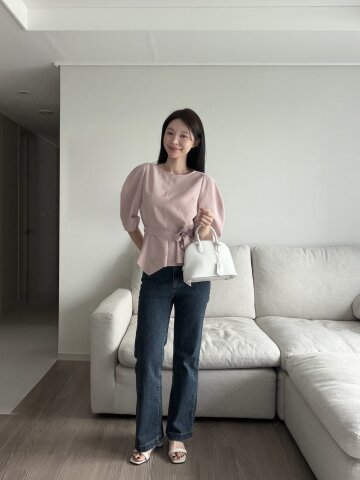 스판 인밴딩 부츠컷 데님 팬츠 