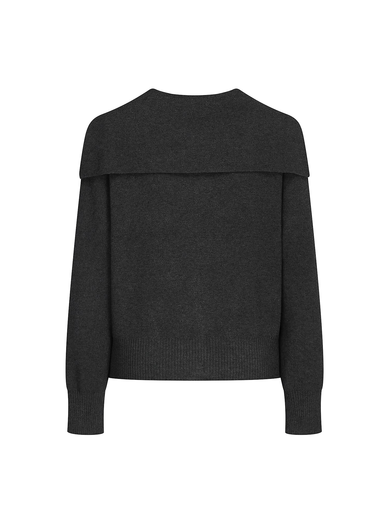 세일러 칼라 투웨이 집업 가디건 (DARK GREY)
