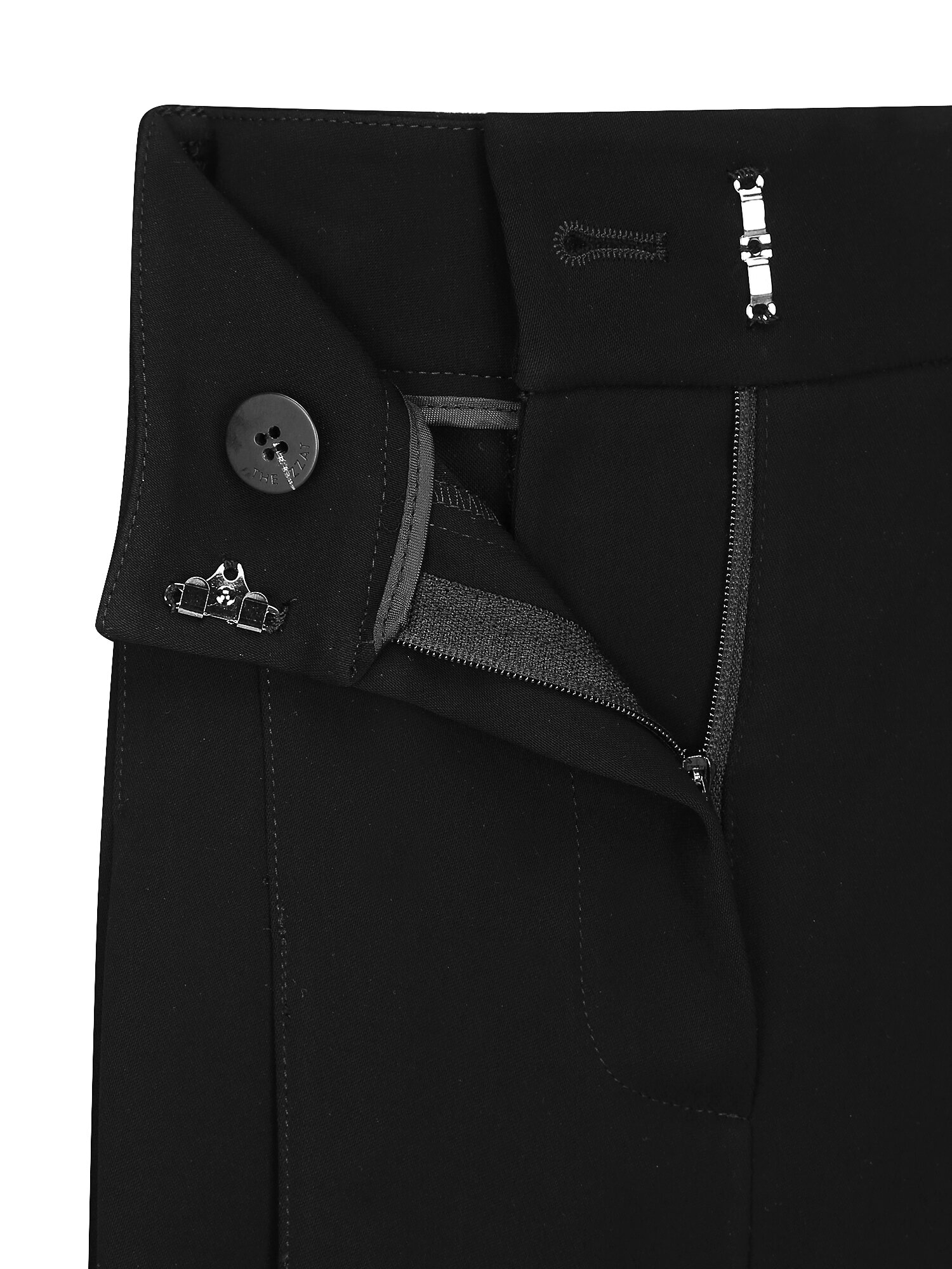 웰트 포켓 투턱 와이드 팬츠 (BLACK)