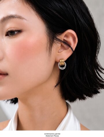 Chrono Orbit Loop Earrings
크로노 오빗 루프 이어링