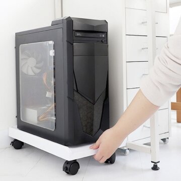 컴퓨터 이동 고정바퀴 쿨링받침대 PC캐리어 HomeCarry