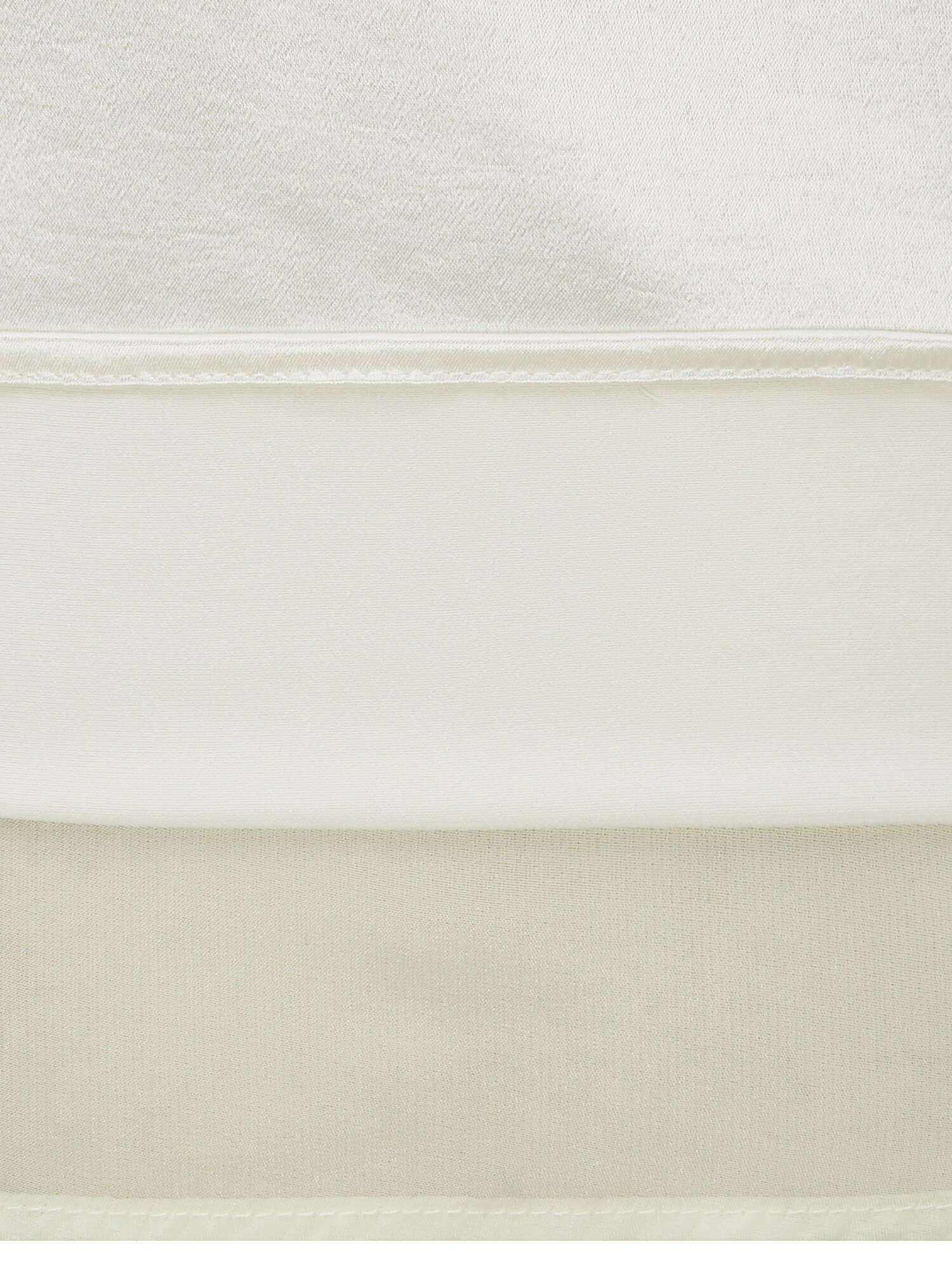 새틴 시스루 헴 밴딩 스커트 (IVORY)