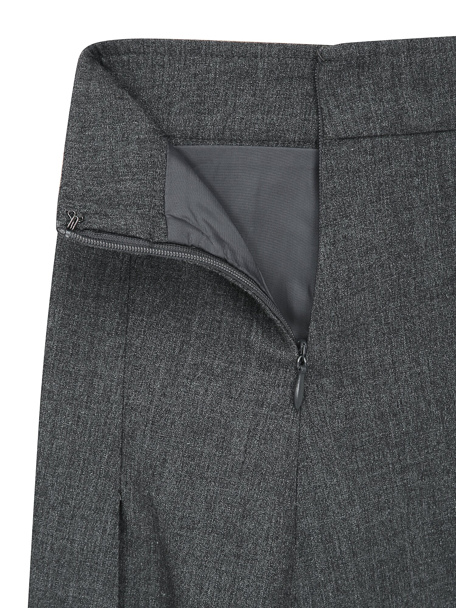 슬릿 포인트 플리츠 스커트 (GREY)