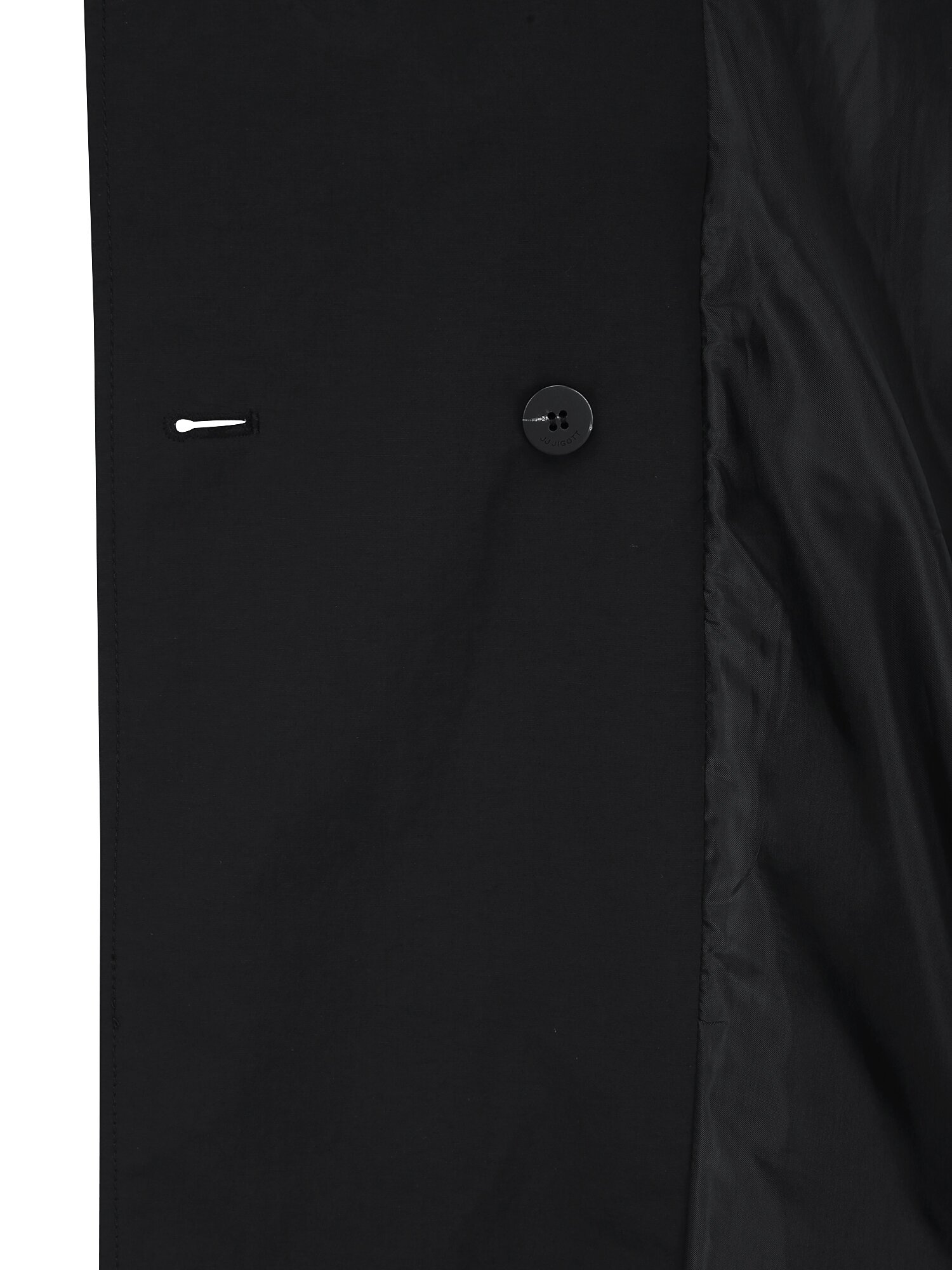 루즈핏 더블 롱 트렌치 코트 (BLACK)