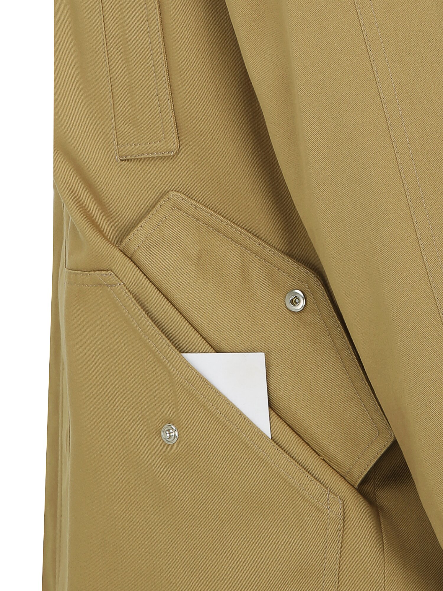 코듀로이 칼라 하프 트렌치 코트 (DARK BEIGE)