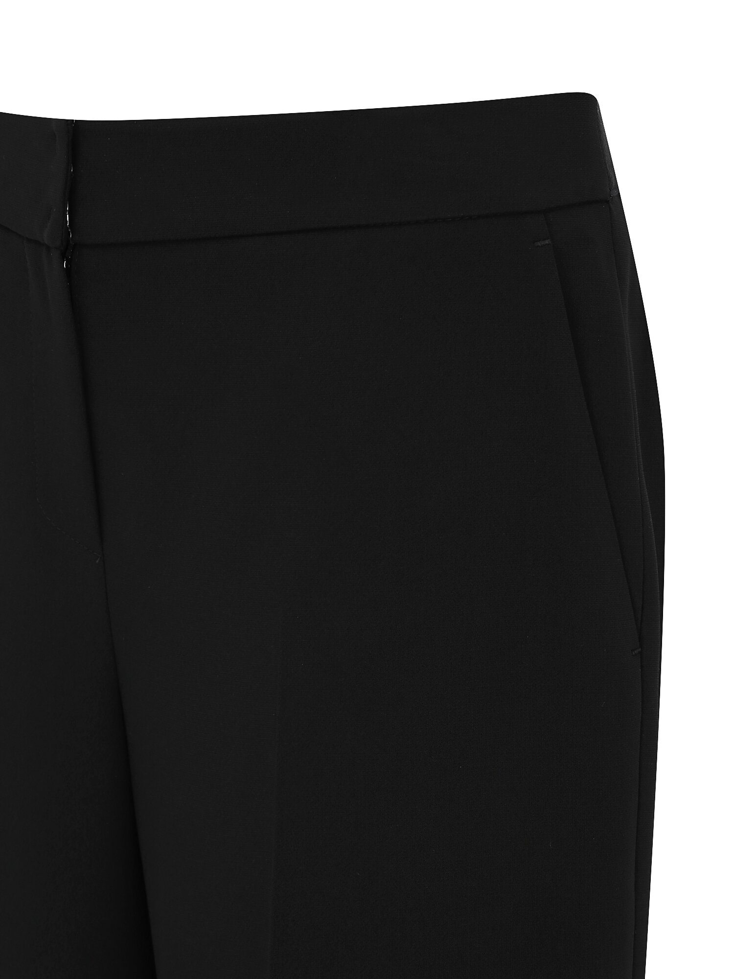 백 밴딩 와이드 일자핏 팬츠 (BLACK)