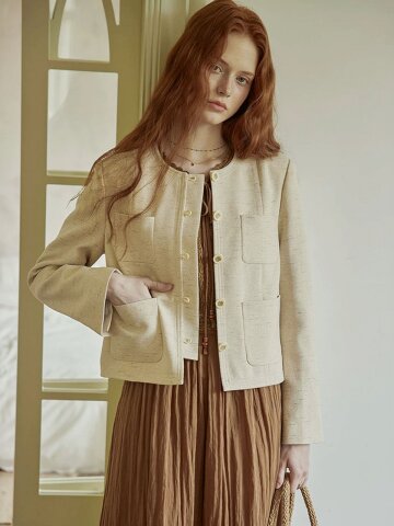 PM_Tweed cropped jacket