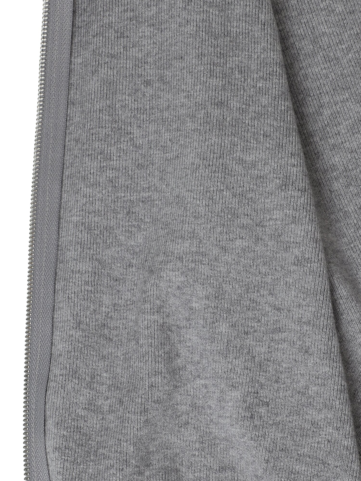 투웨이 지퍼 하이넥 니트 가디건 (GREY)