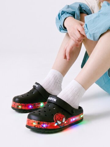 스파이더맨 사이드 라이팅 샌들