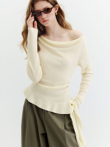 WD_Wool knit sweater top