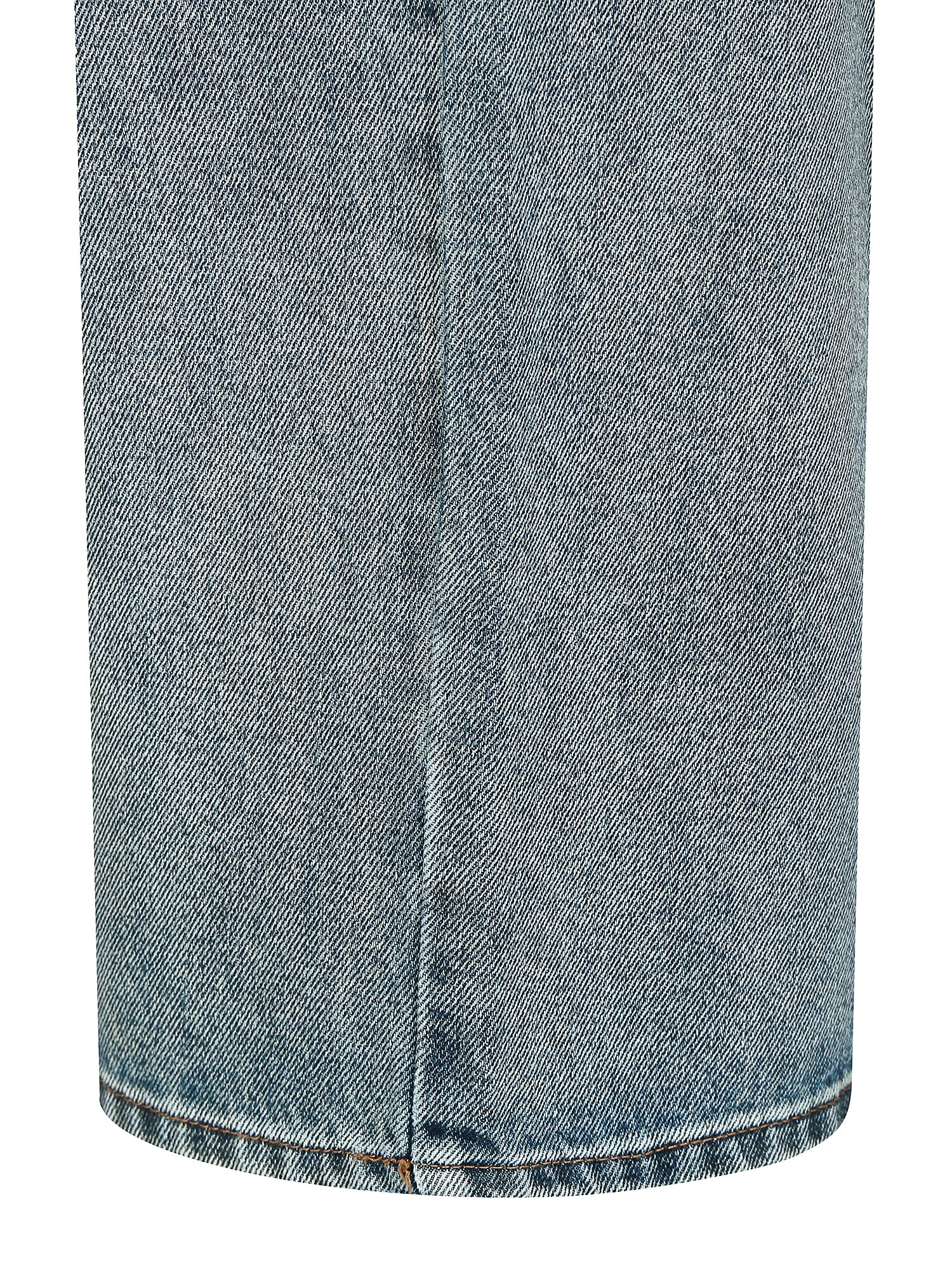 다트 포인트 일자핏 데님 팬츠 (BLUE)