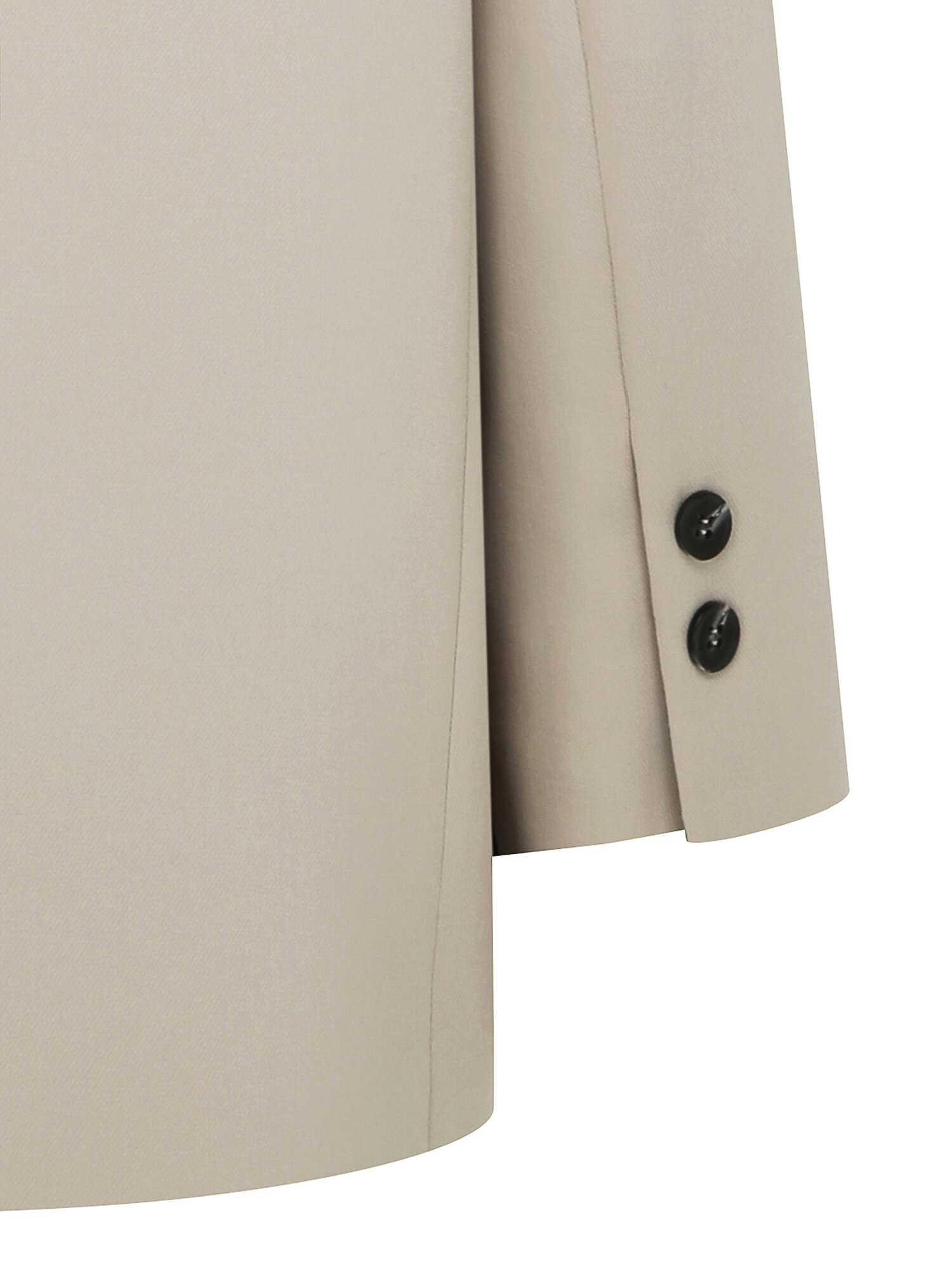 롤업 테일러드 더블 버튼 재킷 (BEIGE)