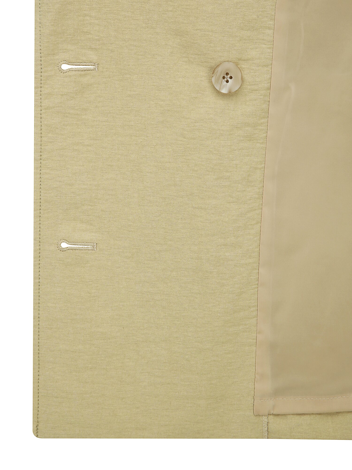 코튼 더블 하프 트렌치 코트 (BEIGE)