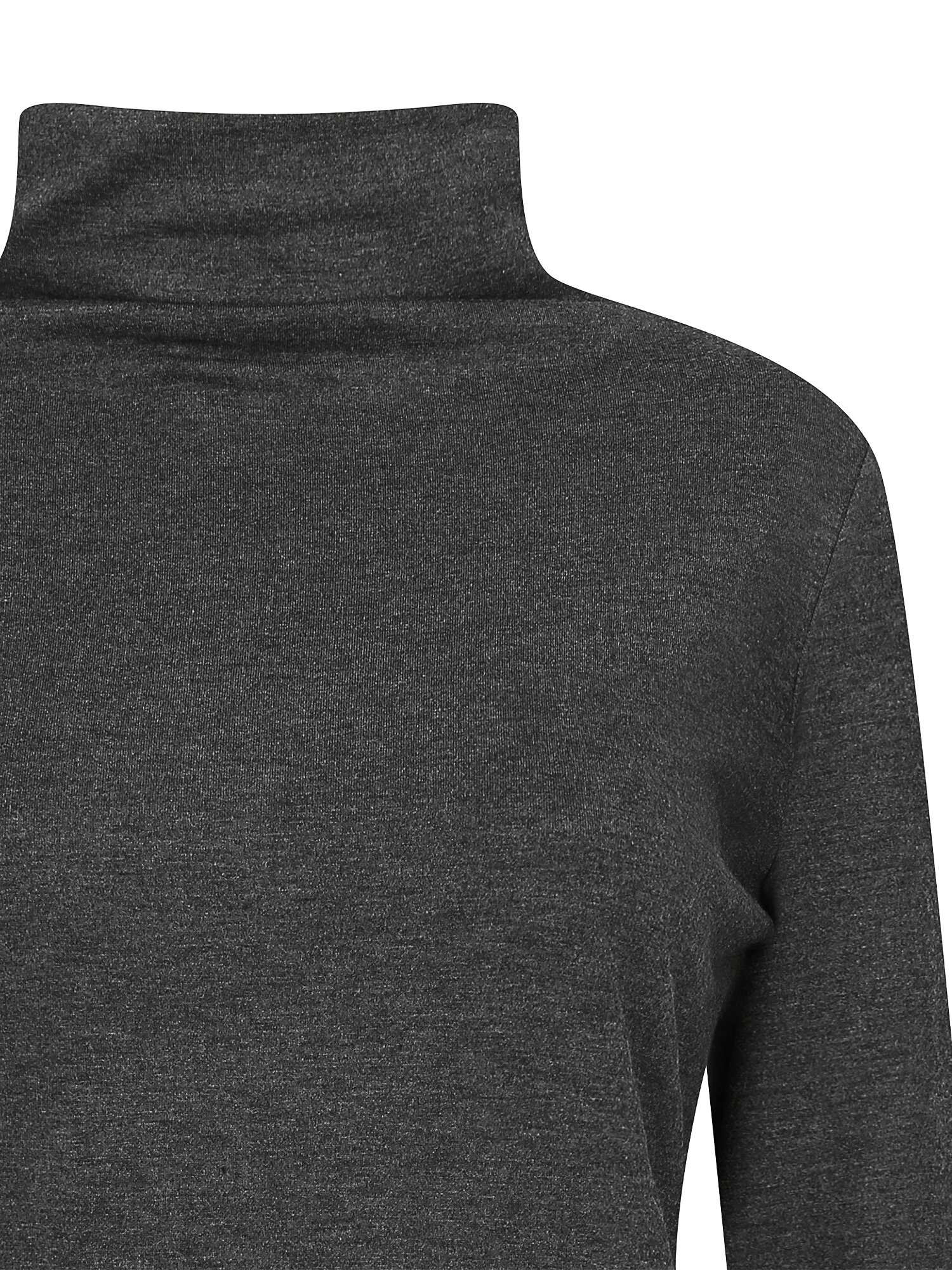 베이직 스판 터틀넥 티셔츠 (DARK GREY)