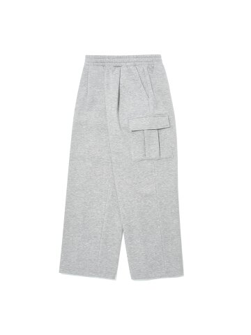DAILY FLEECE CARGO PANTS_M.GREY